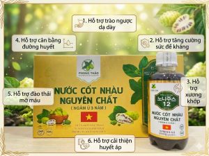 Nước Cốt Trái Nhàu Nguyên Chất